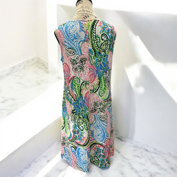 Ivy Lane Paisley Print Medium Sleeveless Dress - Picture 6 of 6